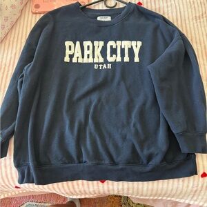 Old Navy Navy Park City Utah Sweatshirt